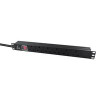 Lanview LVR-3M-SW-6  Rack mount power strip LVR-3MUK-SW-UK6