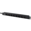 Lanview LVR-2MDK-LIC-DK8 19'' rack mount power strip. LVR-2MDK-LIC-DK8
