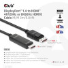 Club3D CAC-1087 Displayport 1.4 To Hdmi CAC-1087