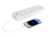Belkin SRB003VF2M Surge Protector White 8 Ac SRB003VF2M