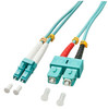 Lindy 46390 Fibre Optic Cable. LC/SC OM3. 46390