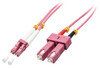 Lindy 46362 Fibre Optic Cable LC/SC OM4. 46362