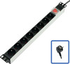 Lanview TUPS031 POWER STRIP 19" - 8 WAY - TUPS031
