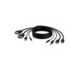 Belkin F1DN2CCBL-DH10T Kvm Cable Black 3 M F1DN2CCBL-DH10T