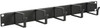 Lanview RAO100BL 1U 19" CABLE ORGANIZER PANEL. RAO100BL