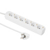 MicroConnect GRU0065WA 6-way Scho Socket 5M White GRU0065WA