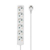 MicroConnect GRU0065WA 6-way Scho Socket 5M White GRU0065WA