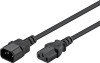 Goobay 50081 Power Cable C14 to C13. 50081