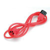 Roline 19.08.1520 Monitor Power Cable. Red 1.8 M 19.08.1520