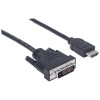 Manhattan 372503 Hdmi To Dvi-D 24+1 Cable. 372503