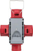 Brennenstuhl 1081640 Power Plug Adapter Grey. Red 1081640