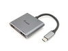 Equip 133484 Usb-C 4 In 1 Dual Hdmi Adapter 133484