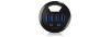 ICY BOX IB-HUB1403A 5000 Mbit/S Black IB-HUB1403A