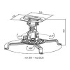 LogiLink BP0057 Project Mount Ceiling White BP0057