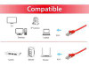 Equip 607620 Cat.6A U/Ftp Flat Patch 607620