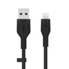 Belkin CAA008BT2MBK Cbl Silicqe Usb-A Ltg 2M Noir CAA008BT2MBK