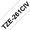 Brother TZE261CIV Label-Making Tape Black On TZE261CIV