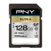 PNY P-SD128U3100EX-GE Elite-X 128 Gb Sdxc Uhs-I P-SD128U3100EX-GE