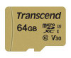 Transcend TS64GUSD500S Microsd Card Sdxc 500S 64Gb TS64GUSD500S