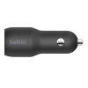 Belkin CCD001BT1MBK Boost Charge Black Auto CCD001BT1MBK
