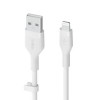 Belkin CAA008BT2MWH Cbl Scicone Usb-A Ltg 2M Blc CAA008BT2MWH