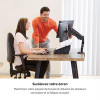 Fellowes 9683401 Eppa 99.1 Cm 39" Black Desk 9683401