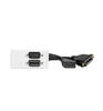 Vivolink WI221267 Outlet Panel Displayport+HDMI WI221267