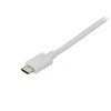 StarTech.com CDP2DPMM6W 6 FT USB C TO DP CABLE - WHITE CDP2DPMM6W