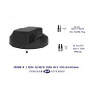 Panorama Antennas LP-IN1960-B 2XLTE MIMO MIMO WIFI-BLK LP-IN1960-B