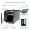 StarTech.com RK1536BKF 15U 19" Server Rack Cabinet - RK1536BKF