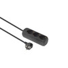 MicroConnect GRU0035B 3-way Scho Socket 5M Black GRU0035B
