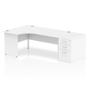Dynamic Impulse 1800Mm Left Crescent Desk White Top Panel End Leg Workstation 80 I000614 Dynamic Impulse 1800Mm Left Crescent Desk White Top Panel End Leg Workstation 80 I000614