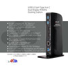 Club3D CSV-1460 4K Dock USB3 6USB3/2xDP/LAN/Au CSV-1460