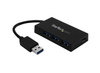 Startech.Com 4 Port Usb 3.0 Hub 3X Usb A And 1X Usb C HB30A3A1CSFS