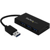 Startech.Com 4 Port Usb 3.0 Hub 3X Usb A And 1X Usb C HB30A3A1CSFS