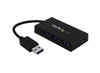 Startech.Com 4 Port Usb 3.0 Hub 3X Usb A And 1X Usb C HB30A3A1CSFS