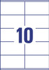 Avery 3425 Multipurpose Labels 100 sheets - 10 Labels per Sheet AVERY3425