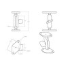 RAM Mounts RAM-A-101U UNPKD. RAM MOUNT W/ 9/16" RAM-A-101U
