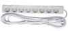 MicroConnect W125895473 8-way Danish Power Strip 5m GRU00850WDK