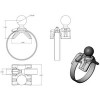 RAM Mounts RAM-B-108-TAB3 RAM STRAP CLAMP MOUNT for RAM-B-108-TAB3
