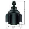 RAM Mounts RAP-B-299-4-UN8U RAM STUBBY DRINK CUP BASE RAP-B-299-4-UN8U