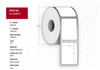 Capture CA-LB3037 Label 102x210. Core 25. CA-LB3037