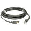 Zebra CBA-U10-S15ZAR Cable USB 15 ft. straight CBA-U10-S15ZAR