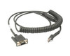 Zebra CBA-R49-C09ZAR Connection cable. RS232. 9PIN. CBA-R49-C09ZAR