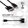 Club3D CAC-1210 DVI-D TO HDMI 1.4 CABLE M/M CAC-1210