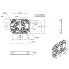 RAM Mounts RAP-356U RAM ADAPTER PLATE W AMPS RAP-356U