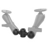RAM Mounts RAM-217-3U RAM DBL. BALL BASE W/1/2" RAM-217-3U