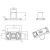 RAM Mounts RAM-114FM RAM ROD 2000 FLUSH MOUNT BASE RAM-114FM