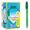 paper Mate S0957150 Inkjoy 100 Capped Medium Green Tuck x 50 S0957150