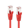 MicroConnect MC-SFTP6A01R CAT6A S/FTP 1m Red LSZH MC-SFTP6A01R
